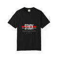Stuck Graphic Tee — Bold Typographic Black T-Shirt