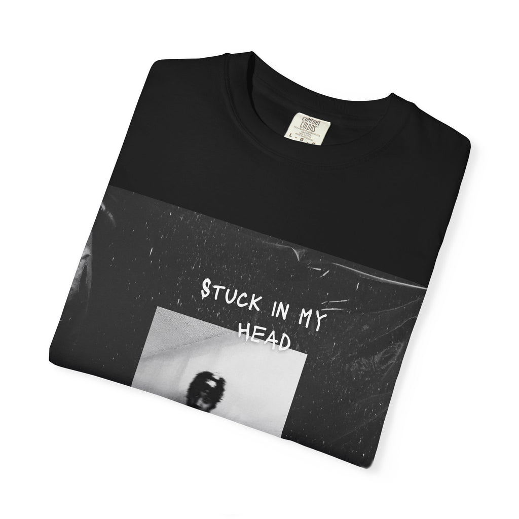 Black Stuck In My Head Graphic T-Shirt