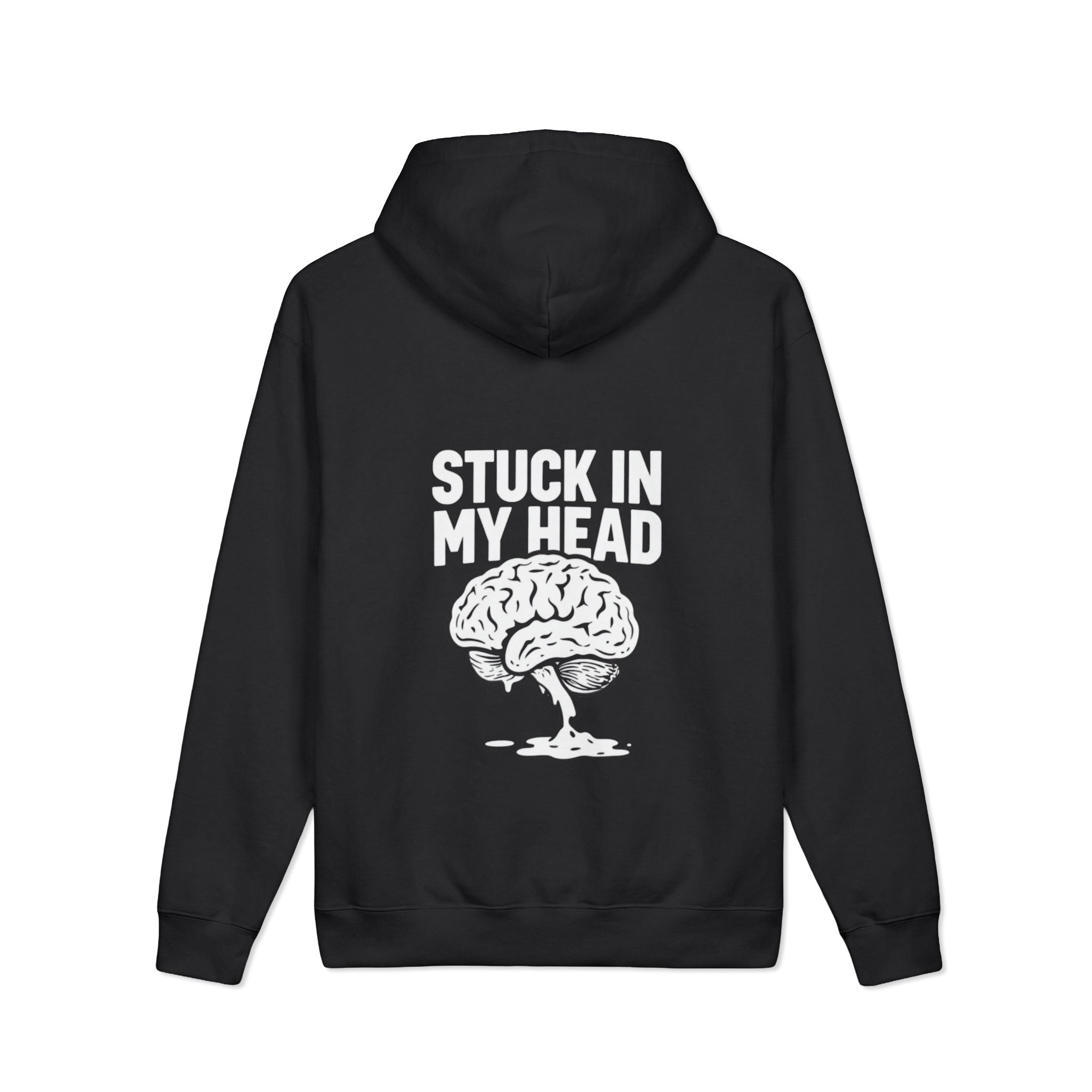 Graphic Stuck In My Head Weighted Hoodie